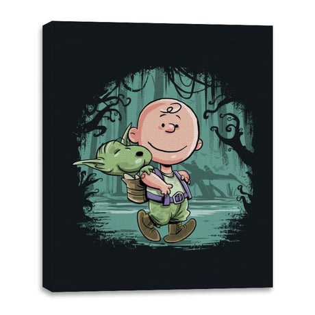 Charlie Skywalker - Canvas Wraps Canvas Wraps RIPT Apparel 16x20 / Black