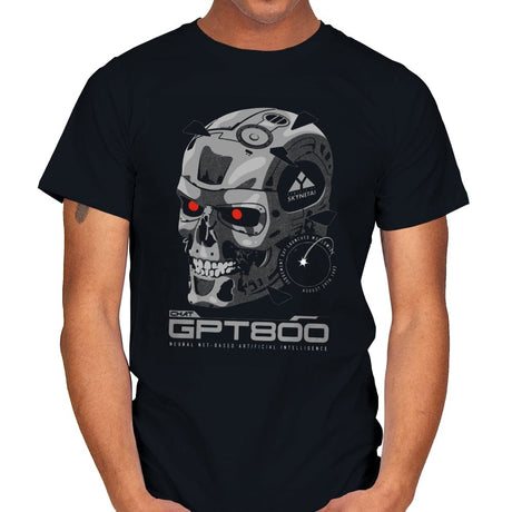 ChatGPT800 - Mens T-Shirts RIPT Apparel Small / Black