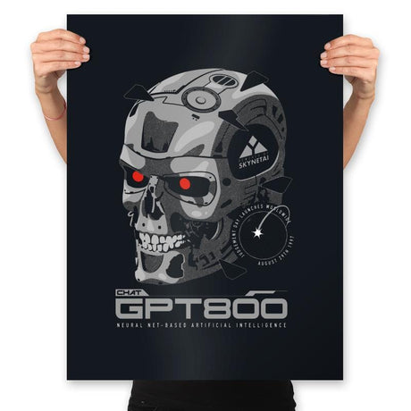 ChatGPT800 - Prints Posters RIPT Apparel 18x24 / Black