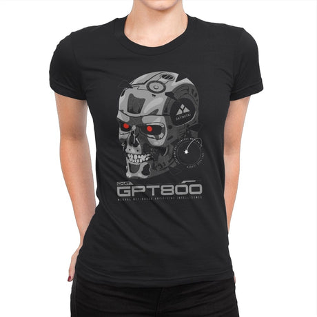 ChatGPT800 - Womens Premium T-Shirts RIPT Apparel Small / Black