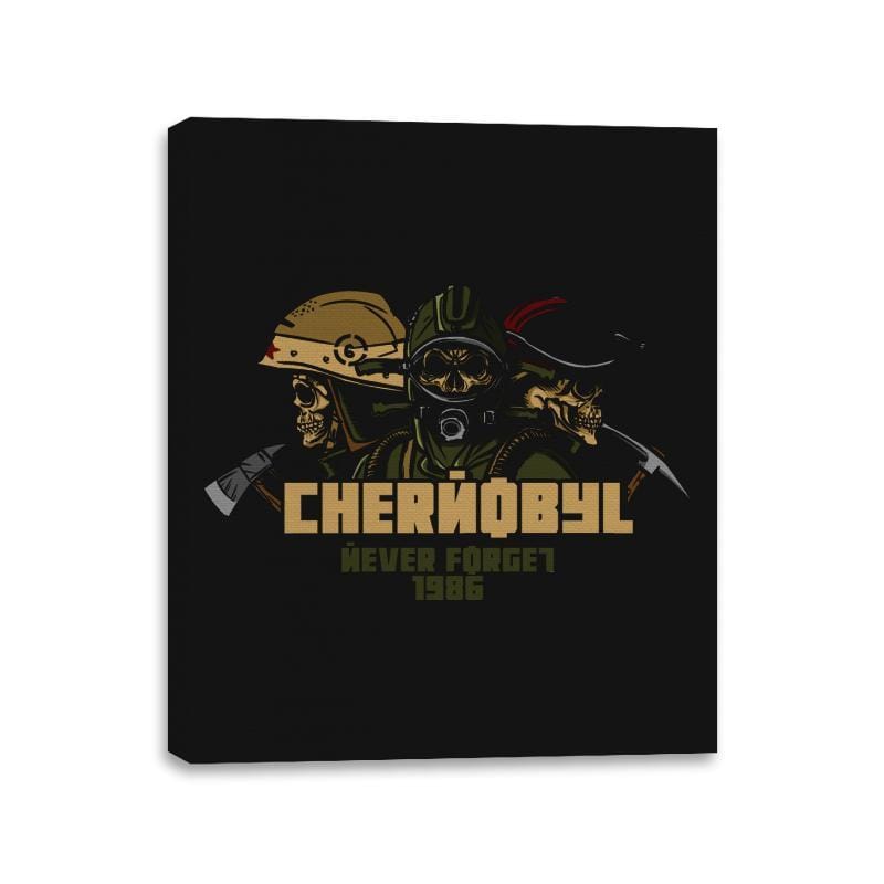 Chernobyl - Canvas Wraps Canvas Wraps RIPT Apparel 11x14 / Black