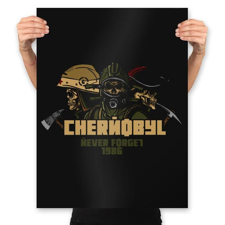 Chernobyl - Prints Posters RIPT Apparel 18x24 / Black