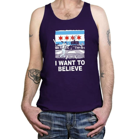 Chi Want To Believe Exclusive - Tanktop Tanktop Gooten X-Small / Team Purple