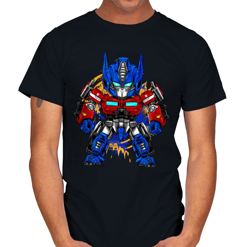 Chibi Optimus - Mens T-Shirts RIPT Apparel Small / Black