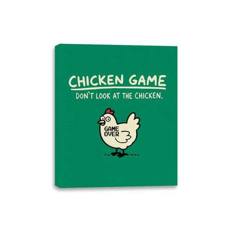 Chicken Game - Canvas Wraps Canvas Wraps RIPT Apparel 8x10 / Kelly