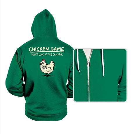 Chicken Game - Hoodies Hoodies RIPT Apparel Small / Kelly