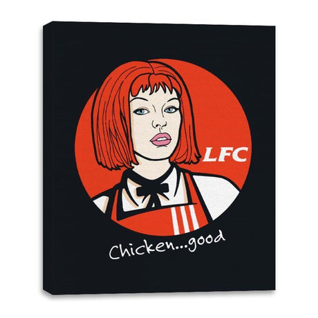 Chicken Good - Canvas Wraps Canvas Wraps RIPT Apparel 16x20 / Black