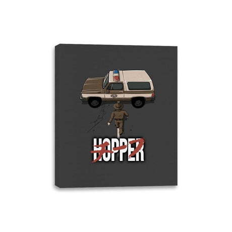 Chief Hopper - Canvas Wraps Canvas Wraps RIPT Apparel 8x10 / Charcoal