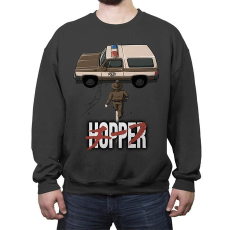 Chief Hopper - Crew Neck Sweatshirt Crew Neck Sweatshirt RIPT Apparel