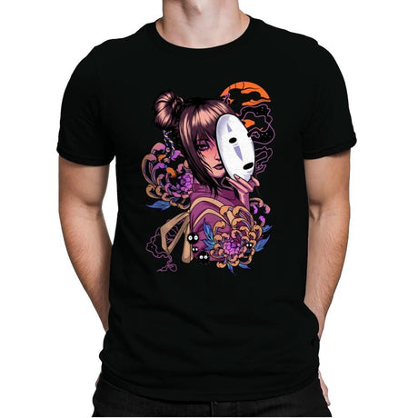 Chihiro Spirit - Mens Premium T-Shirts RIPT Apparel Small / Black