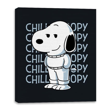 Chill Beagle - Canvas Wraps Canvas Wraps RIPT Apparel 16x20 / Black