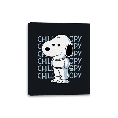 Chill Beagle - Canvas Wraps Canvas Wraps RIPT Apparel 8x10 / Black