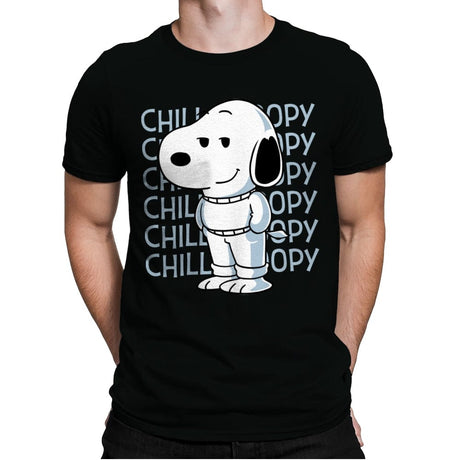 Chill Beagle - Mens Premium T-Shirts RIPT Apparel Small / Black