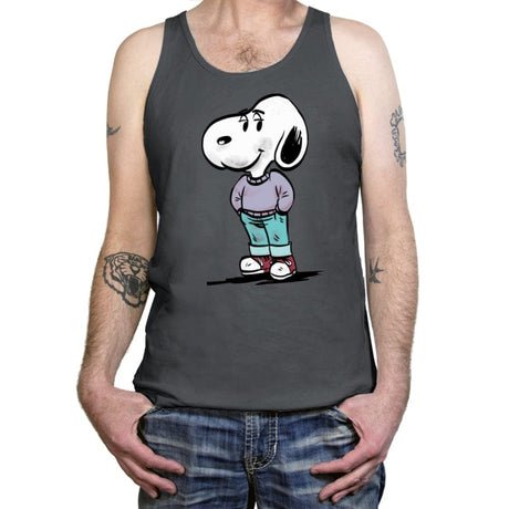 Chill Beagle - Tanktop Tanktop RIPT Apparel X-Small / Asphalt