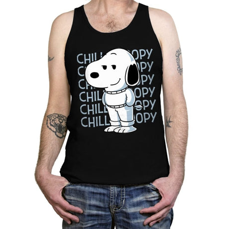 Chill Beagle - Tanktop Tanktop RIPT Apparel X-Small / Black