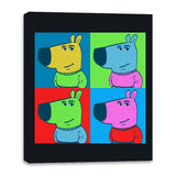 Chill Pop Art  - Canvas Wraps Canvas Wraps RIPT Apparel 16x20 / Black