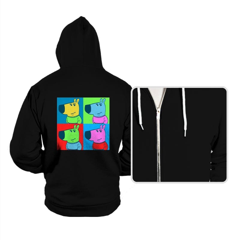 Chill Pop Art  - Hoodies Hoodies RIPT Apparel Small / Black