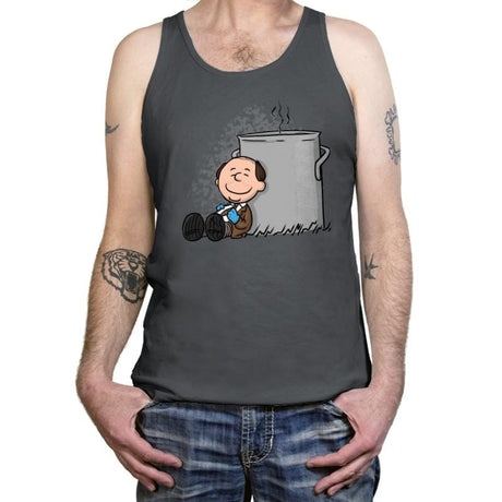 Chilly Brown - Tanktop Tanktop RIPT Apparel X-Small / Asphalt