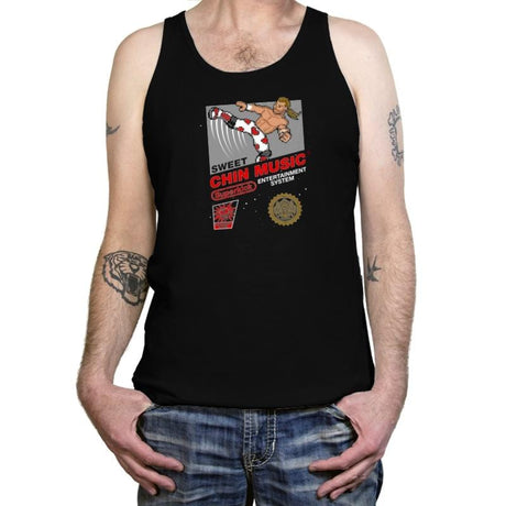 Chin Music - Tanktop Tanktop RIPT Apparel X-Small / Black