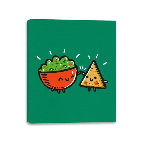 Chips And Guac - Canvas Wraps Canvas Wraps RIPT Apparel 11x14 / Kelly