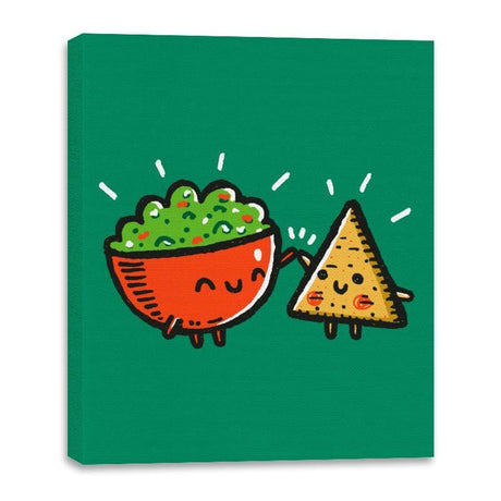 Chips And Guac - Canvas Wraps Canvas Wraps RIPT Apparel 16x20 / Kelly