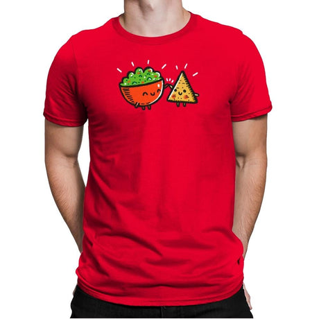 Chips And Guac - Mens Premium T-Shirts RIPT Apparel Small / Red