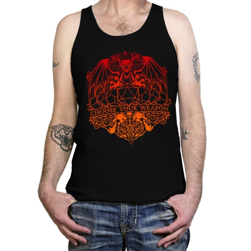 Choise your Weapon - Tanktop Tanktop RIPT Apparel X-Small / Black