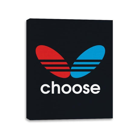 Choose - Canvas Wraps Canvas Wraps RIPT Apparel 11x14 / Black