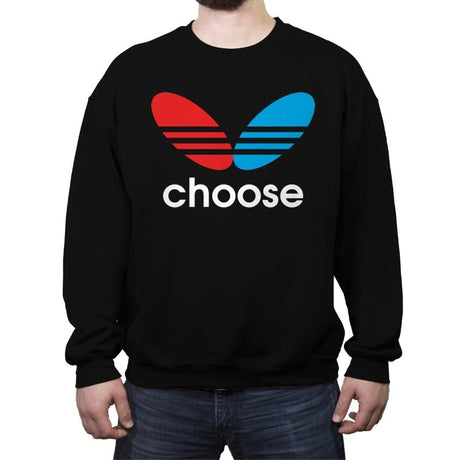 Choose - Crew Neck Sweatshirt Crew Neck Sweatshirt RIPT Apparel Small / Black