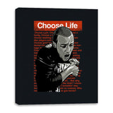 Choose Life - Canvas Wraps Canvas Wraps RIPT Apparel 16x20 / Black