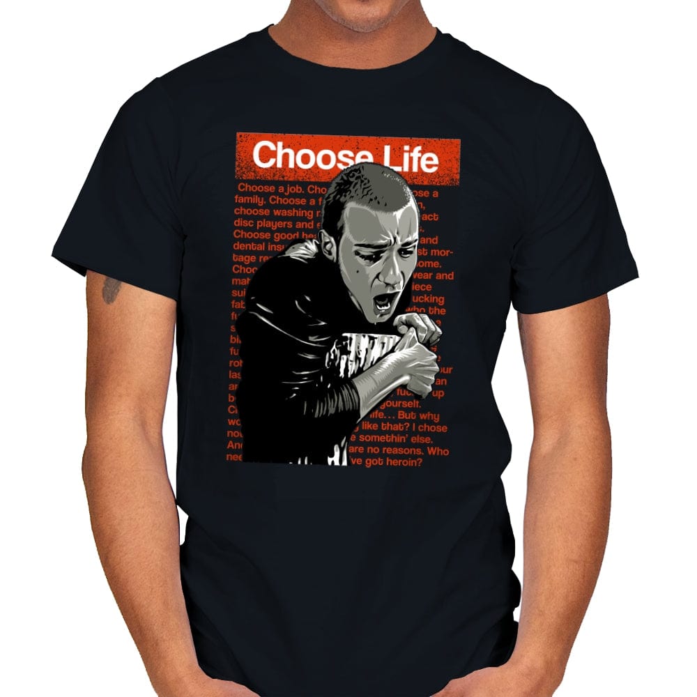 Choose Life - Mens T-Shirts RIPT Apparel Small / Black