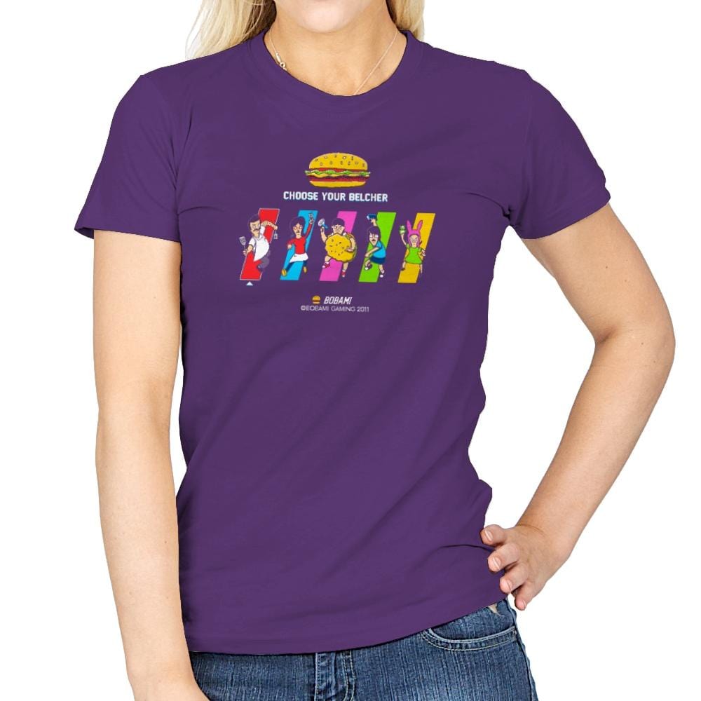 Choose Your Belcher Exclusive - Womens T-Shirts RIPT Apparel Small / Purple