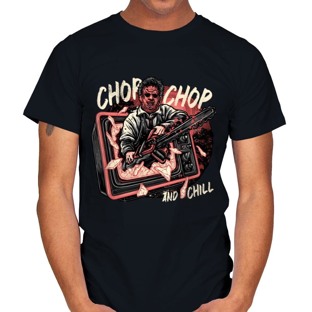 Chop Chop and Chill - Mens T-Shirts RIPT Apparel Small / Black