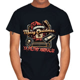 Christmas Animals - Mens T-Shirts RIPT Apparel Small / Black