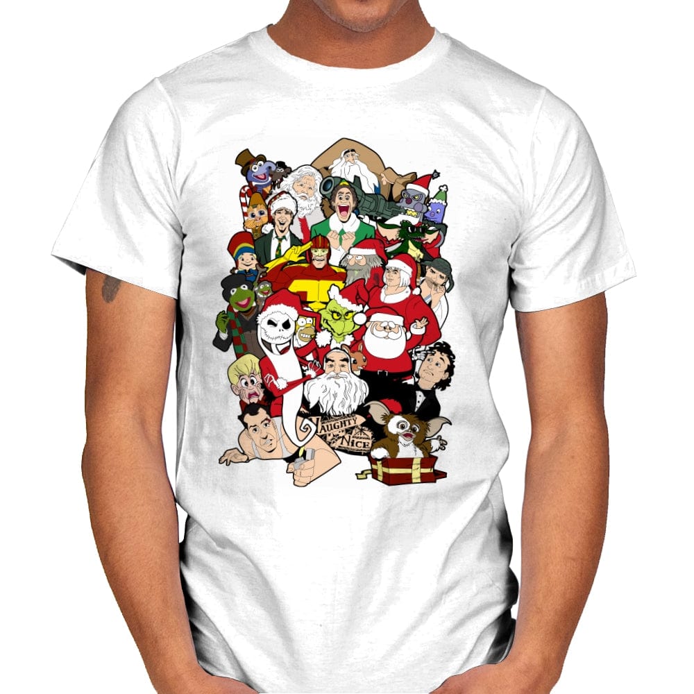 Mens cotton christmas on sale shirt