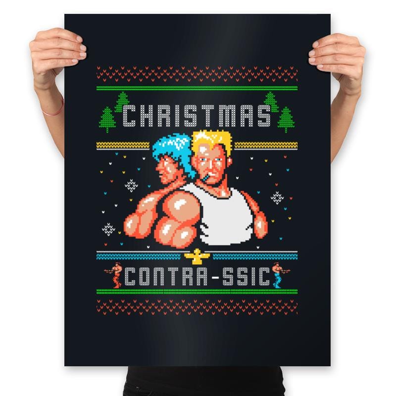 Christmas Contrassic - Prints Posters RIPT Apparel 18x24 / Black