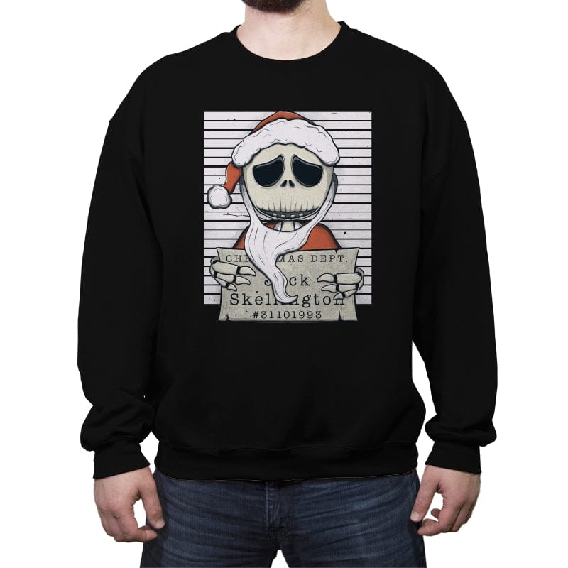 Christmas Dept. - Crew Neck Sweatshirt Crew Neck Sweatshirt RIPT Apparel Small / Black