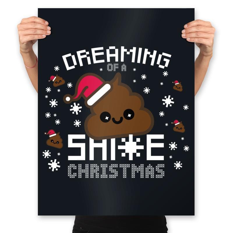 Christmas Dreaming - Prints Posters RIPT Apparel 18x24 / Black