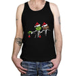 Christmas Fiction - Tanktop Tanktop RIPT Apparel X-Small / Black