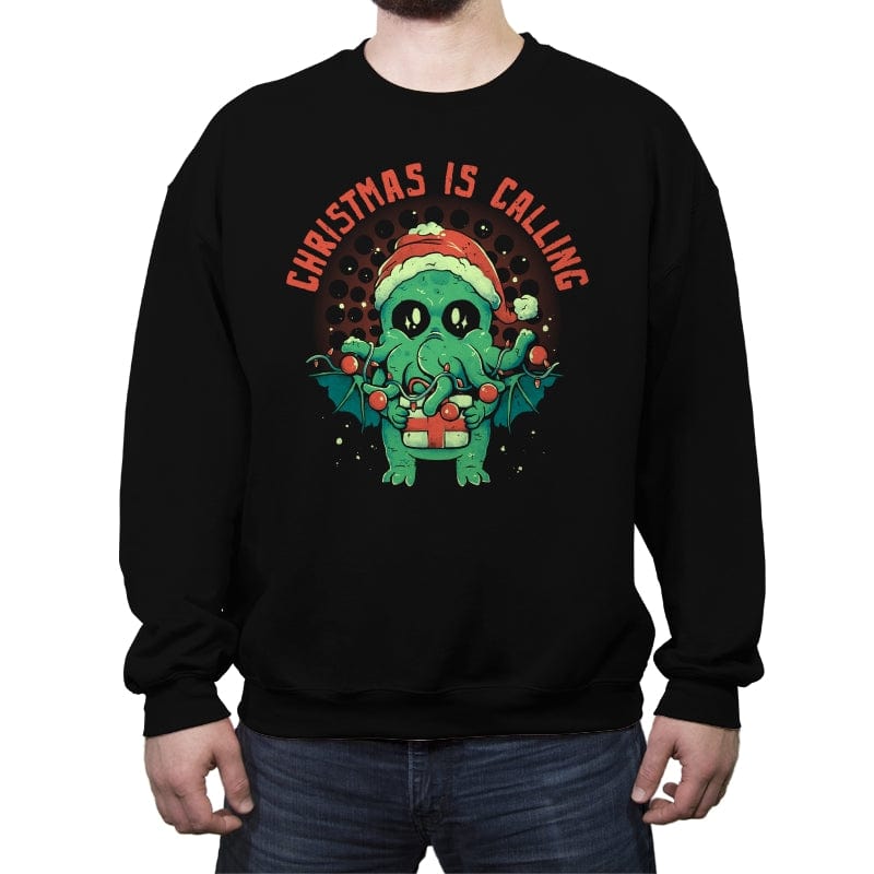 Christmas is Calling - Crew Neck Sweatshirt