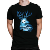 Christmas Reindeer - Mens Premium T-Shirts RIPT Apparel Small / Black