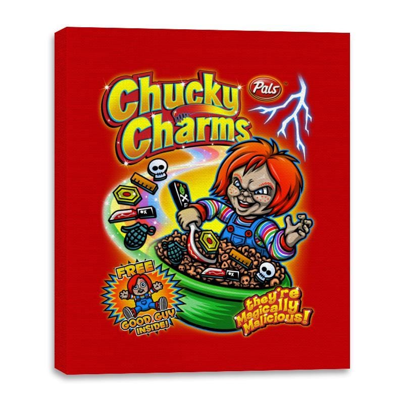 Chuck Charms - Canvas Wraps Canvas Wraps RIPT Apparel 16x20 / Red