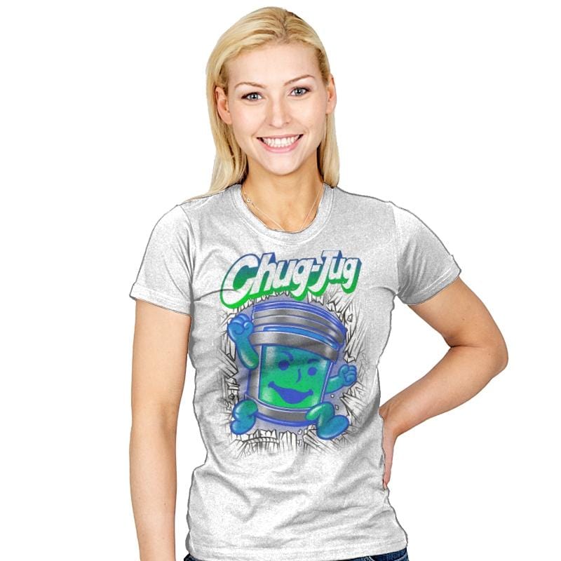 Chug-aid - Womens T-Shirts RIPT Apparel Small / White