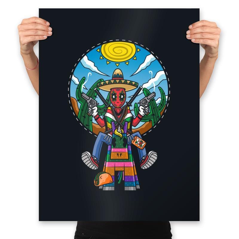 Cinco de Mayo Merc - Prints Posters RIPT Apparel 18x24 / Black