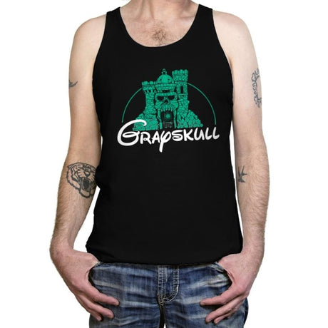 Cinderskull Land - Tanktop Tanktop RIPT Apparel X-Small / Black