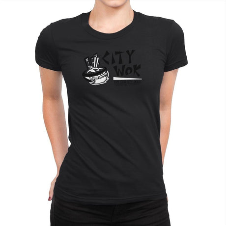 City Wok Exclusive - Womens Premium T-Shirts RIPT Apparel Small / Black