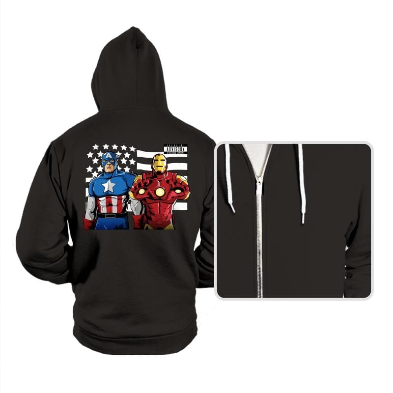 Civil War Junction - Hoodies Hoodies RIPT Apparel Small / Black