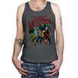 Classic Monsters - Tanktop Tanktop RIPT Apparel X-Small / Asphalt