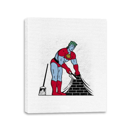 Cleaning Captain! - Canvas Wraps Canvas Wraps RIPT Apparel 11x14 / White