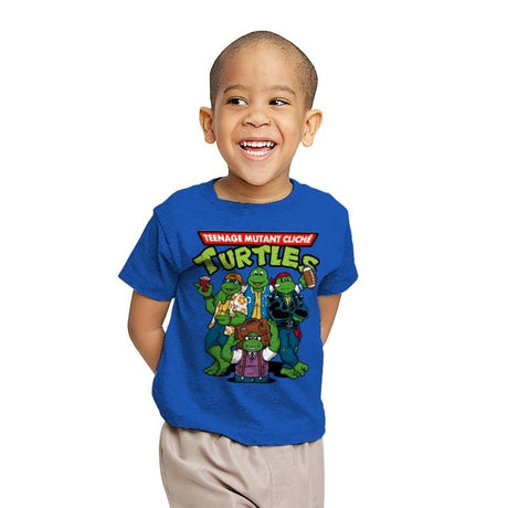 Cliché Turtles - Youth T-Shirts RIPT Apparel